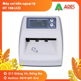 Máy soi tiền ngoại tệ HT-106 LCD - Nhập khẩu chính hãng.