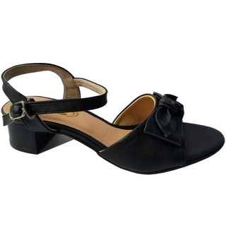 Giày Sandal Cao Gót Nữ Da Bò BIGBEN GCG68