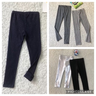 Quần legging bé gái HM 1-10 tuổi  Quần thun mỏng co giãn xuất dư 1121