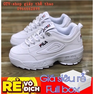Tặng hộp và Lọ vệ sinh giày - Giày thể thao nam nữ sneaker FI𝐋A phiên bản sang trọng, size 36-43.   .