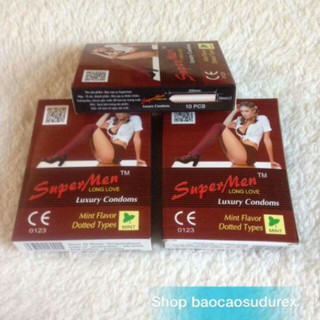 3 Hộp Bao Cao Su Super Men ( 30 Cái )