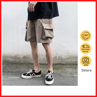 [Hàng sẵn] Quần Short Túi Hộp Teen Ulzzang Dáng Rộng Kiểu Cách Hàn Quốc 2021