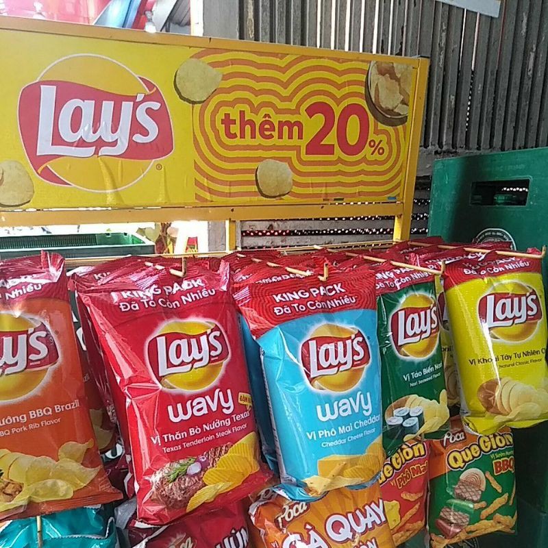 Combo 3 gói Bim bim Lay's 54g