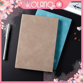 Sổ tay bìa da PU KOLANO sổ ghi chép, lưu bút, nhật ký da trơn size A5 A6 SN-001308