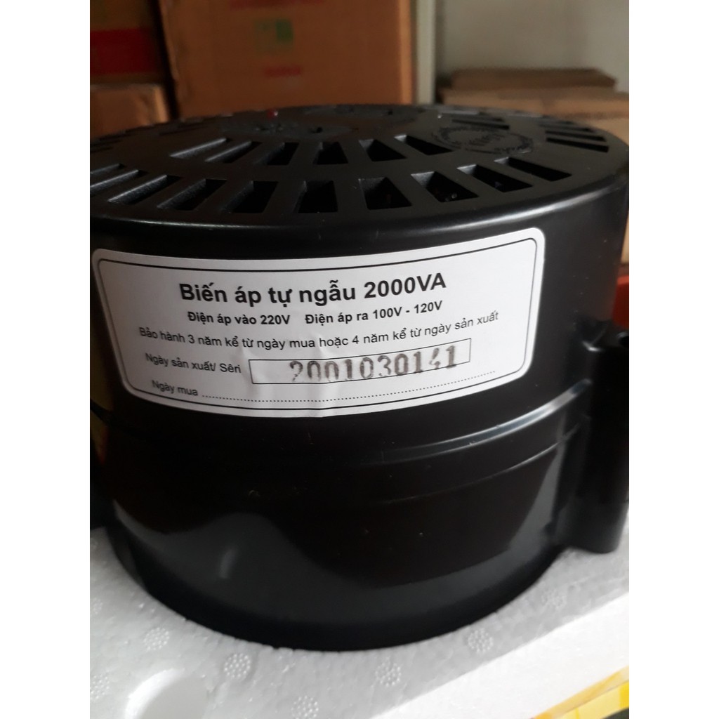 ĐỔI NGUỒN LIOA 2000VA. Vào 220v ; ra 100v-120v 110v