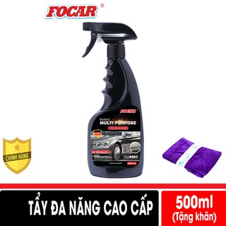 Dung dịch tẩy rửa đa năng (Nhựa đường, băng keo, phân chim, xi măng) trên bề mặt ô tô Focar - Tặng khăn lau