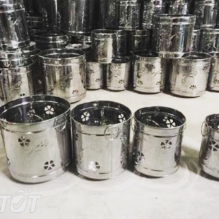 Thùng đốt giấy inox size đại