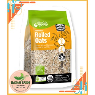 Yến Mạch Úc Tươi Hữu Cơ Absolute Organic Rolled Oat 700Gr