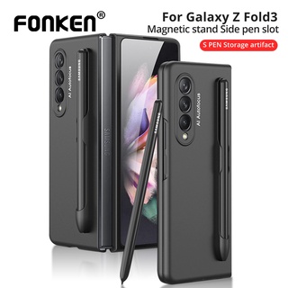 Ốp Điện Thoại Siêu Mỏng Có Ngăn Đựng Bút Cho Samsung Galaxy Z Fold 3 S Galaxy Z Fold3