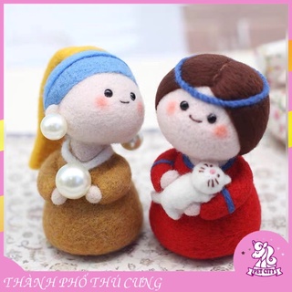 Bộ kit len chọc Girl With A pearl Earring có video hướng dẫn