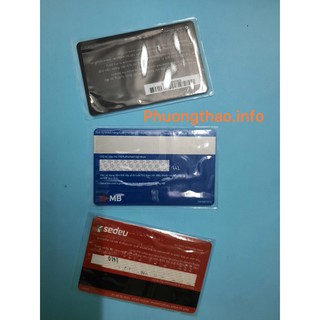 Bao Đựng Thẻ ATM, Thẻ Căn Cước Công Dân, Bằng Lái Xe - Set 5 túi,10 Túi ( túi dai bền )