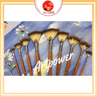 [SIÊU SALE] Bộ cọ vẽ hình  quạt 9 cây ArtPower