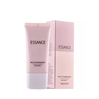 Kem Nền Bền Màu Che Khuyết Điểm Toàn Diện Essance Veil Fit Foundation Spf25 Pa++ 30Ml Màu 21