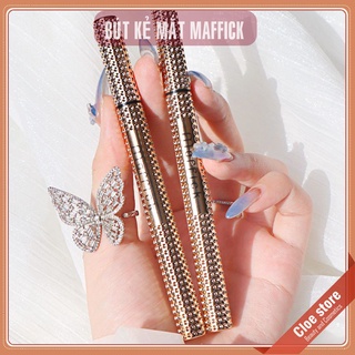 Bút kẻ mắt Maffick thân vàng nét mảnh lâu trôi nhanh khô hàng nội địa Trung