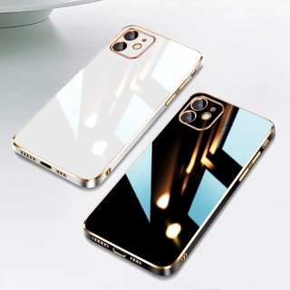 Ốp điện thoại dẻo mạ viền 6d sang trọng cho iPhone 12 11 Pro Max Mini 4G 5G 2022