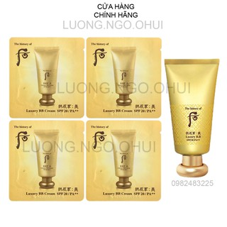 Gói Sample Kem nền Whoo trang điểm cao cấp Luxury BB Cream SPF20/PA++.