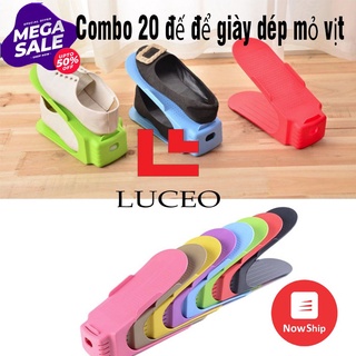 Combo 20 đế để giày dép mỏ vịt,thông minh tiết kiệm không gian (GIAO MÀU NGẪU NHIÊN)