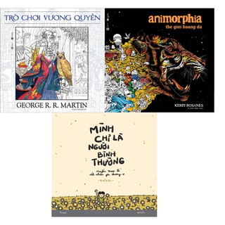 Sách - Combo Mình chỉ là người bình thường - Thế giới hoang dã - Trò chơi vương quyền (Coloring book)
