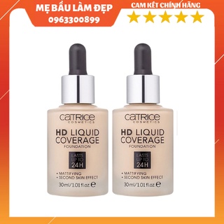 Kem nền catrice HD cao cấp chuẩn Đức - độ che phủ cao, không hề bị bí da, kiềm dầu 24h (chính hãng)