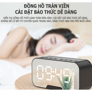 LOA BLUETOOTH KIMISO K12 KIÊM ĐỒNG HỒ, MẶT KÍNH , ĐO NHIỆT ĐỘ PHÒNG