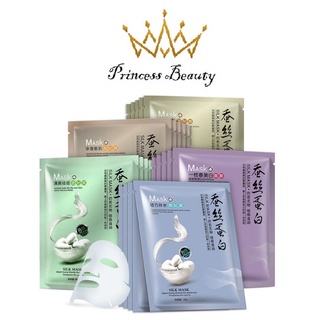 Mặt nạ giấy dưỡng da mụn cấp ẩm thải độc tơ tằm ONE SPRING SILK MASK của BIOAQUA
