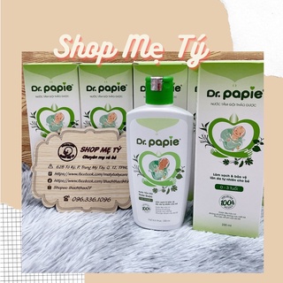 Nước Tắm Gội Thảo Dược Dr.Papie 230ml cho bé từ 0M+