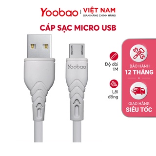 Dây cáp sạc cho điện thoại smartphone Android đầu micro USB Yoobao C5 dài 1m