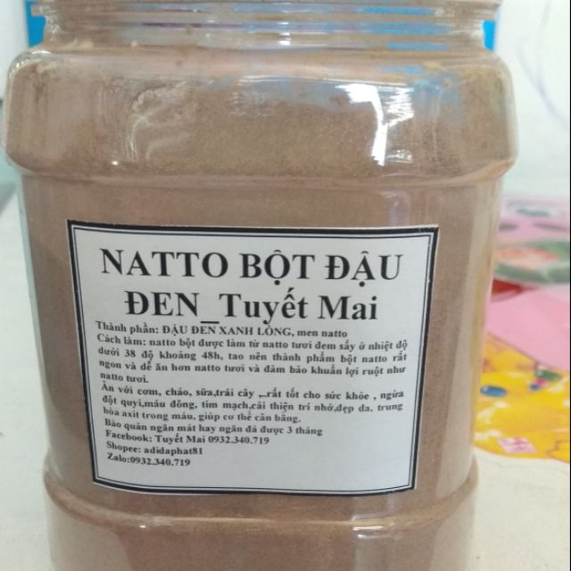 NATTO BỘT ĐẬU ĐEN TM