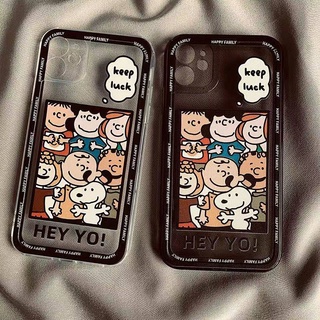 Cute Snoopy Apple 12/13pro Max Phone Case Iphone11 Transparent Xrxsmax All-Inclusive 78P Female gOvq