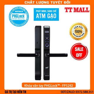Khóa vân tay,mã số,thẻ từ cho cửa nhôm,cửa inox PHGLock™ - FP5292 chính hãng bảo hành 24 tháng .