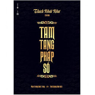 Sách - Tam tạng pháp số