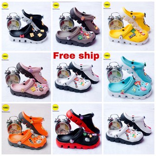 Dép CrosS, Cross Nam Nữ Freeship Loại Xịn Nhất Đế Cao ( Tặng 12 stiker + Hộp Cá Sấu )