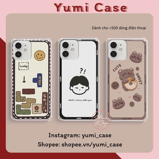 Ốp lưng điện thoại cho Iphone Samsung Vsmart Oppo Huawei Xiaomi Vivo Nokia Realme Poco Redmi CARTOON 6-7-8Yumi Case