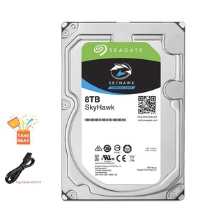 Ổ Cứng HDD Seagate SkyHawk 8TB 7200Rpm 3.5 inch 256MB Cache SATA3 6.0Gb/s ST8000VX004 (Phiên bản mới)