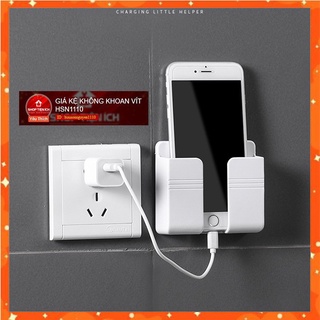 Giá Để Điều Khiển Tivi, Sạc Điện Thoại Dán Tường (HSN)