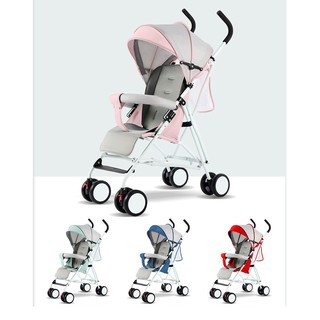 Xe nôi xe đẩy em bé Haowei T501 bản cao cấp có thể gấp xách tay cho bé 6 tháng - 3 tuổi