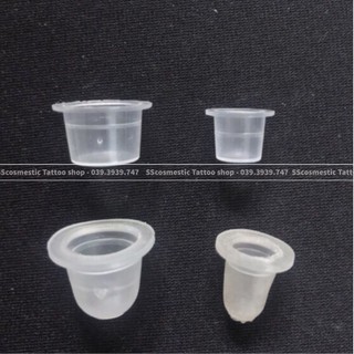 Chum mực silicon,hũ nhựa đựng mực phun xăm-100c/1 gói
