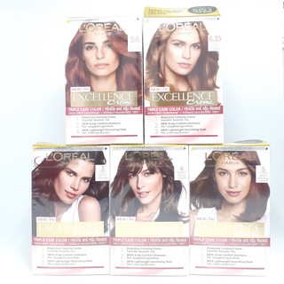 Thuốc nhuộm Dưỡng tóc Loreal Paris Excellence Creme #3 #4 #5 #5.6 #6.35