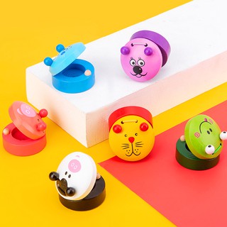 Bộ gõ phách nhạc bằng gỗ hình thú đủ màu sắc cho bé làm quen với âm thanh hỗ trợ sự phát triển của bé BBShine – DC032