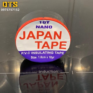 Băng dính cách điện NANO JAPAN P.V.C màu đen