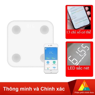 Cân sức khỏe Xiaomi gen2 Body Fat Scale 2 App Mi Fit đo 13 chỉ số cơ thể