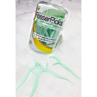TĂM CHỈ KẼ RĂNG FLOSS PICK (HỘP 40C cây - Bịch 50 cây)