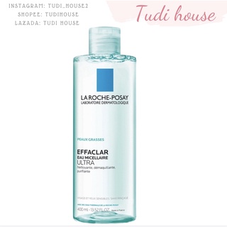 Nước Làm Sạch Sâu Và Tẩy Trang La Roche-Posay Dành Cho Da Dầu Nhạy Cảm 400ml - bản nội địa Pháp