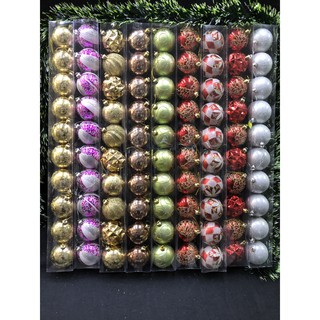 [HCM] NOEL - HỘP 10 TRÁI - CHÂU 60ly MẪU MỚI TRANG TRÍ NOEL