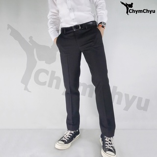 Quần Tây Nam Đen Vải Dày Đẹp ChymChyu - Quần Âu Nam Ống Đứng Công Sở, Quần Vải Nam Cao Cấp