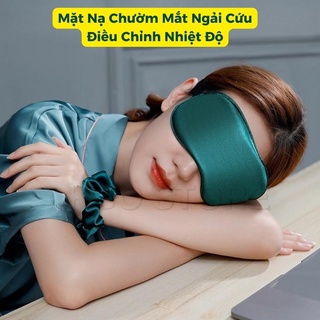Mặt Nạ Mắt Nóng Chườm Nóng Mắt Thư Giãn Giảm Mỏi Mắt Kiêm Bịt Mắt Ngủ Đầu Cắm USB Hẹn Giờ Chỉnh Nhiệt Độ Tiện Lợi KBO037