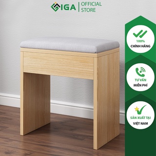 [Mã LIFEBKA5 giảm 10% tối đa 1 Triệu đơn 500k] Ghế bàn trang điểm, ghế đẩu mặt đệm đa năng chính hãng IGA - GP138
