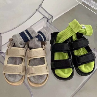 Sandal ulzzang unisex học sinh nam nữ đế bằng quai ngang