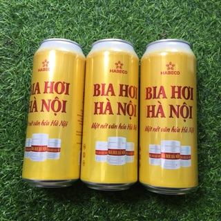 Bia hơi Hà Nội 500ml/1lon
