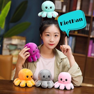 Gối bông hình bạch tuột cảm xúc ( 2 mặt có thể lộn)